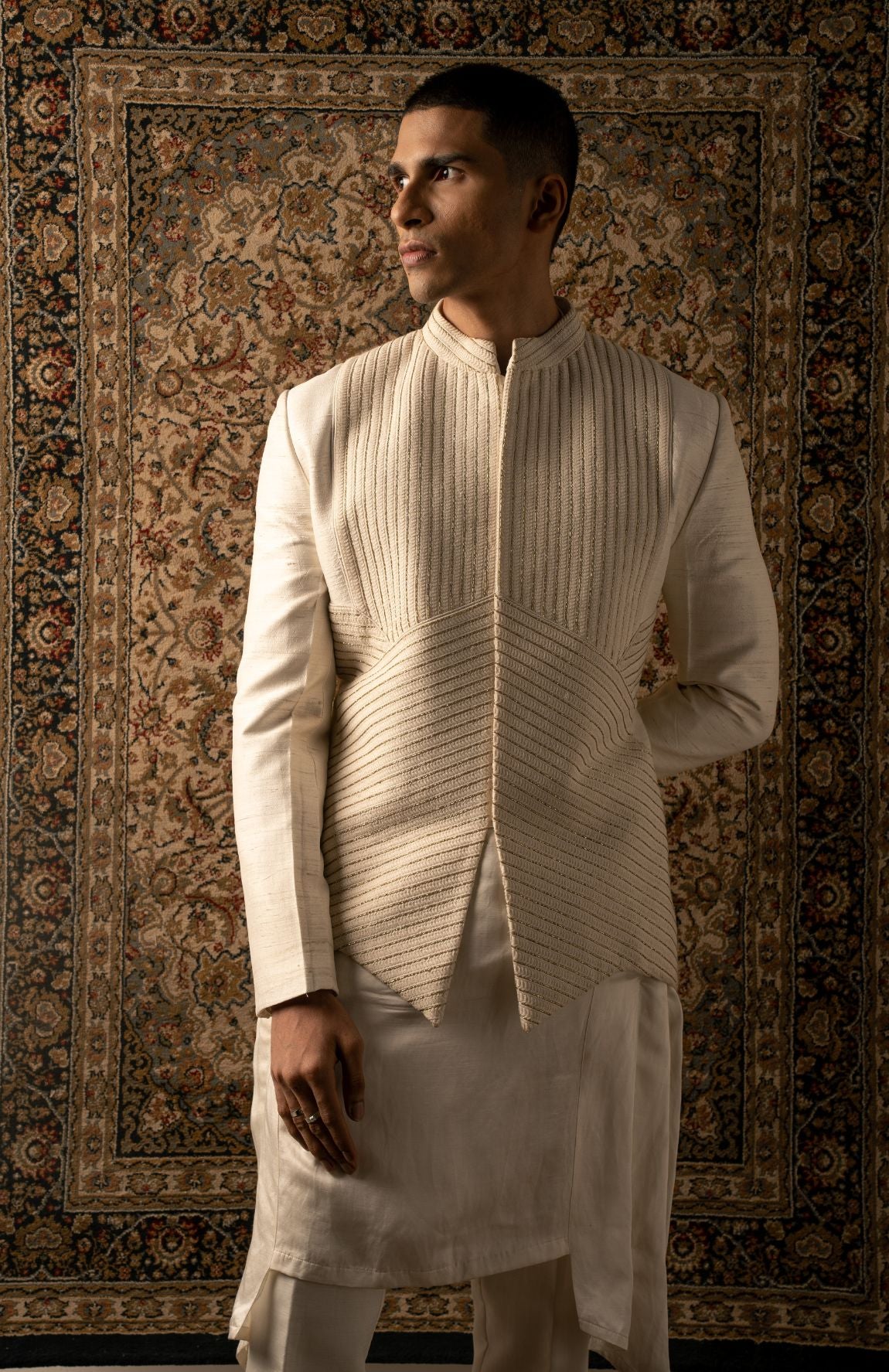 IVORY BANDHAGALA SET