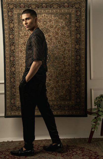 BLACK T-SHIRT SET