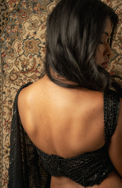 BLACK ICONIC SAREE