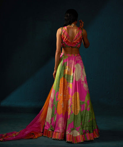 FUSHIA PINK LEHENGA SET