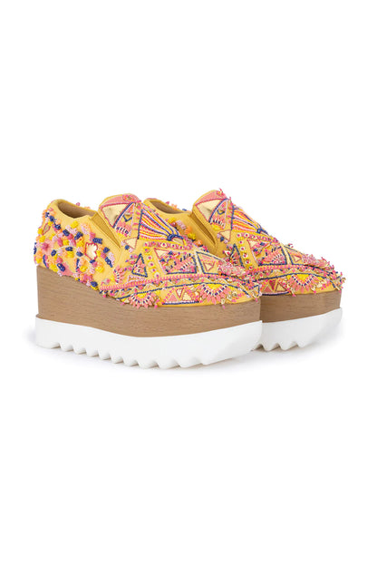 KALEIDOSCOPE WEDGE SNEAKERS