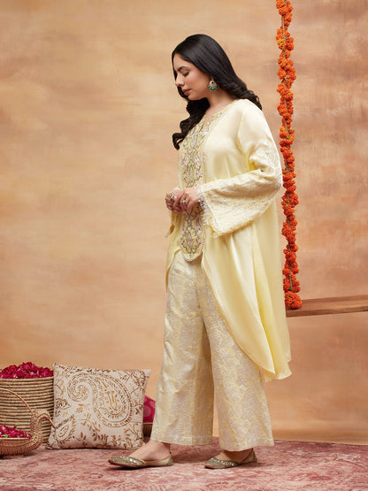 MUNSHI HEM HAND EMBROIDERED BANARASI PANT SET