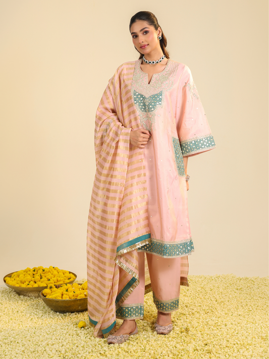 PINK AKSHI KURTA SET