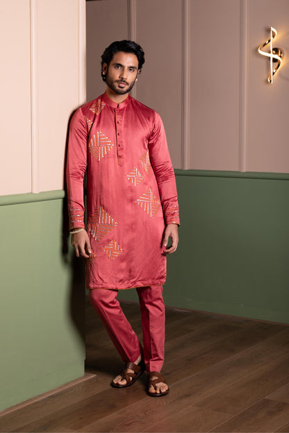 BLOCKS KURTA SET
