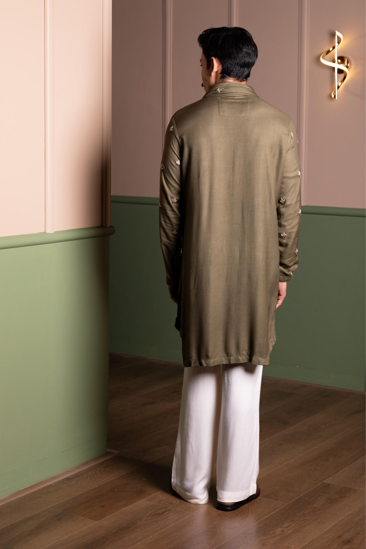LOTUS KURTA WITH STOLE SET