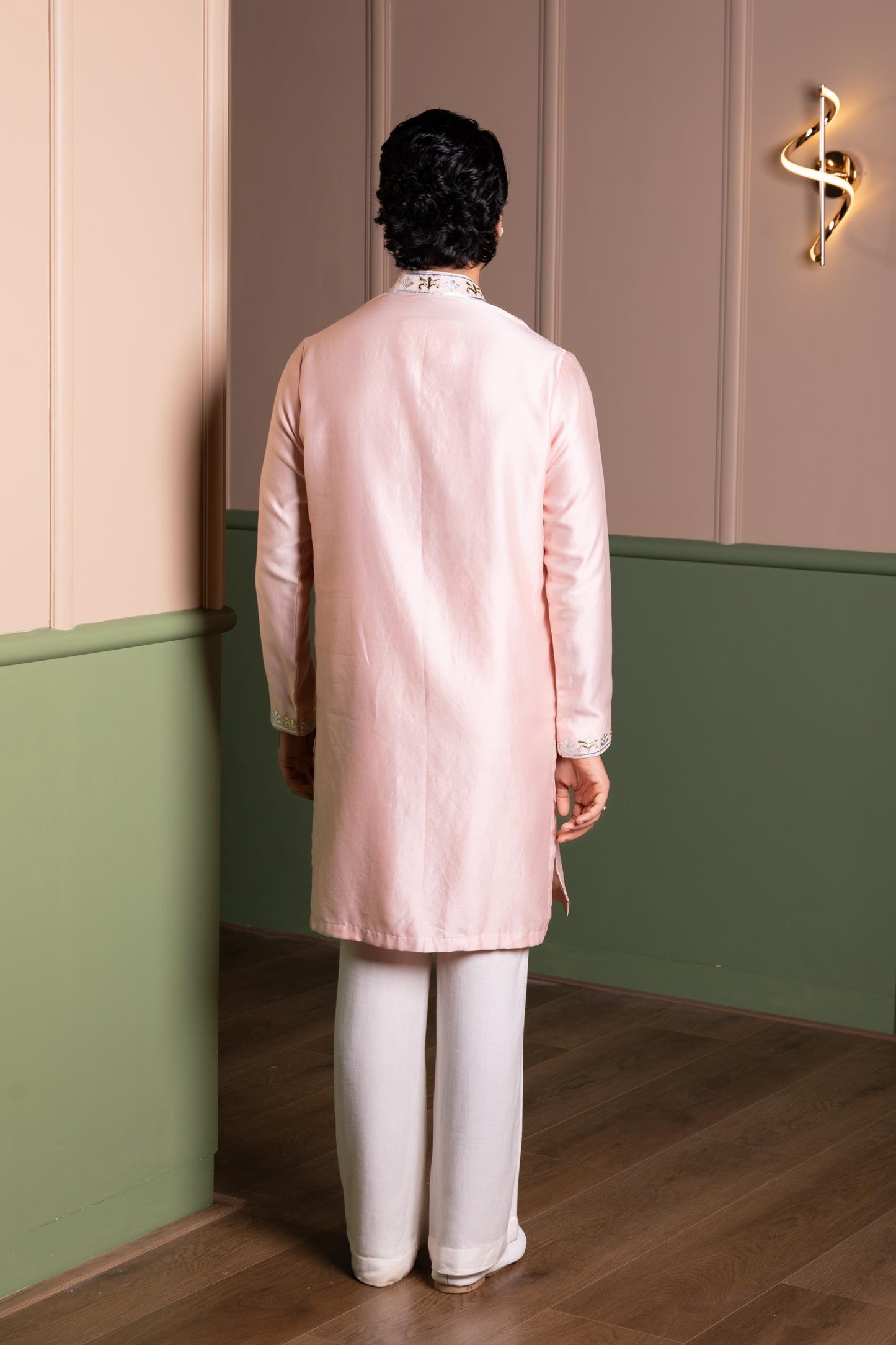 ROYAL LEATHER KURTA SET