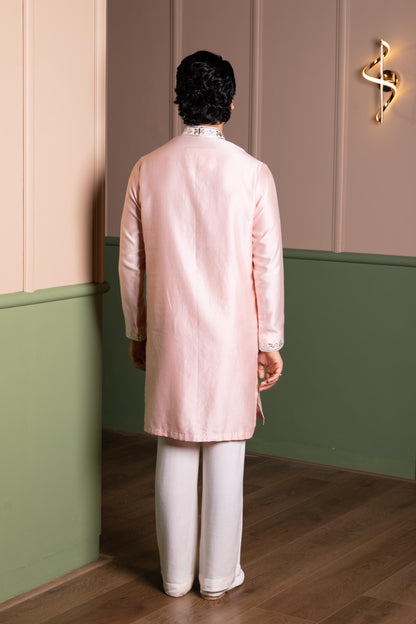 ROYAL LEATHER KURTA SET