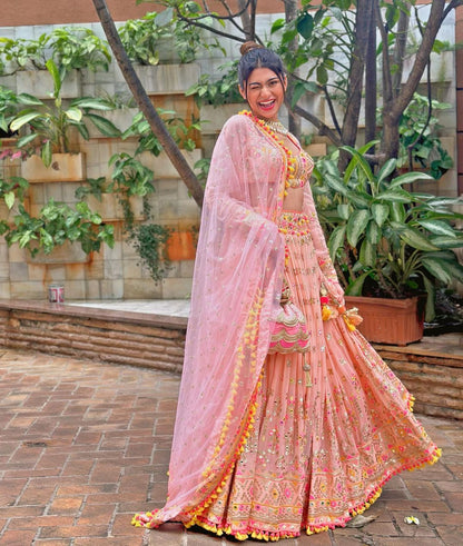 PINK LEHENGA SET