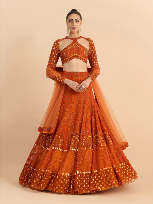 SANDSTONE LEHENGA SET