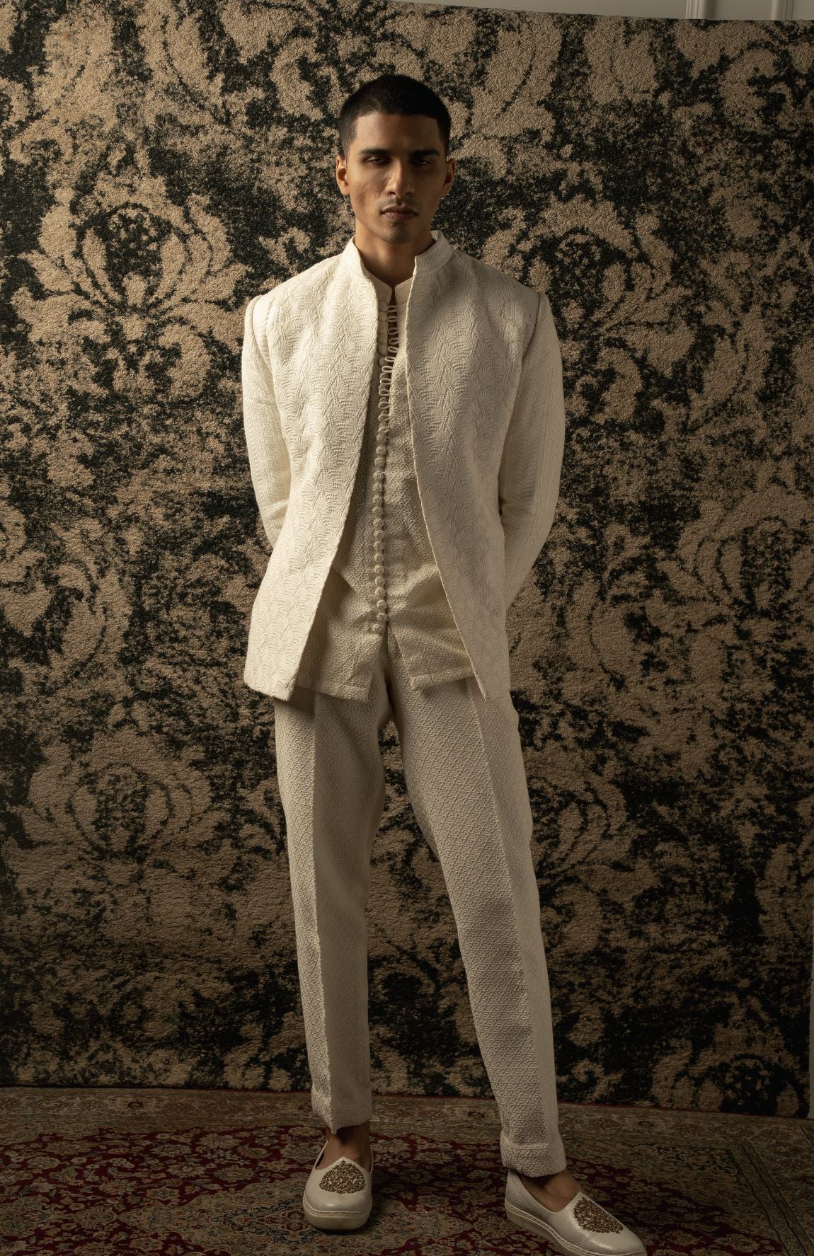 IVORY JACKET SET