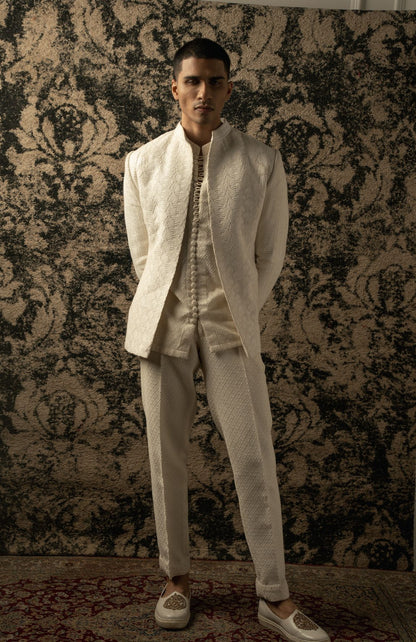 IVORY JACKET SET