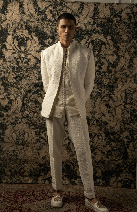 IVORY JACKET SET