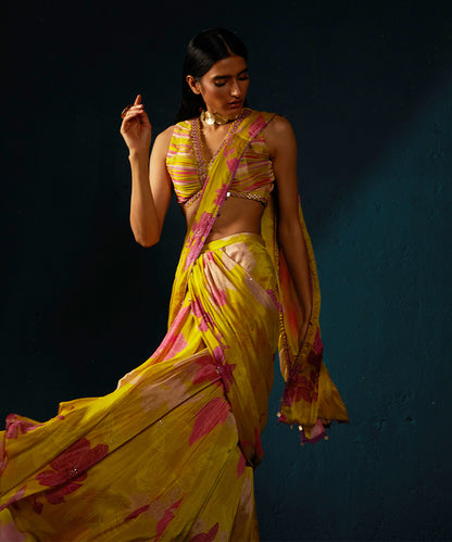 YELLOW SAREE