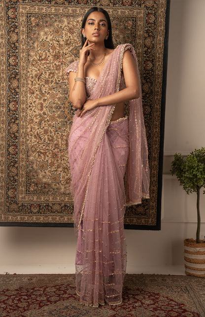 LILAC  SAREE
