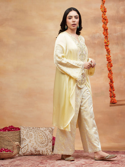 MUNSHI HEM HAND EMBROIDERED BANARASI PANT SET