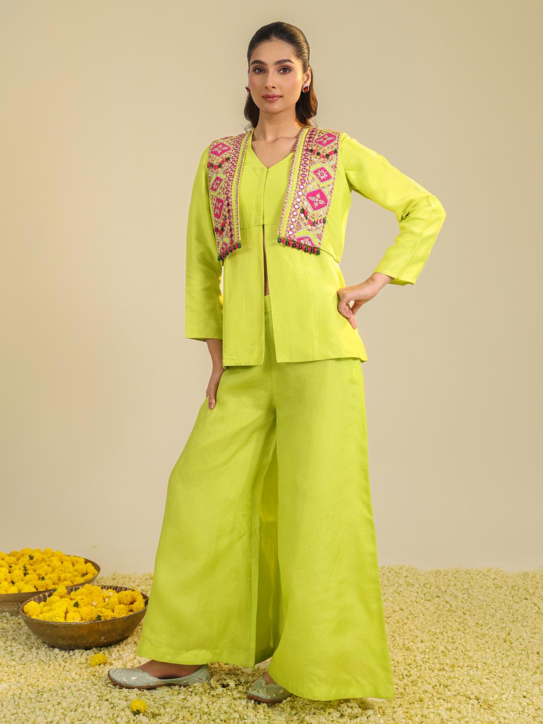 YELLOW HASI COORD SET
