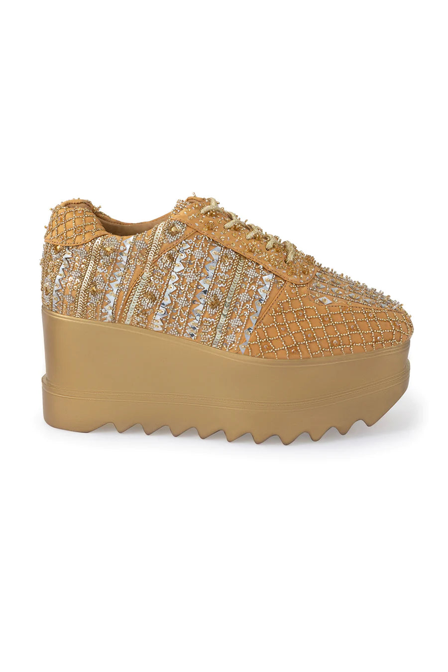 GOLDILOCKS WEDGE SNEAKERS