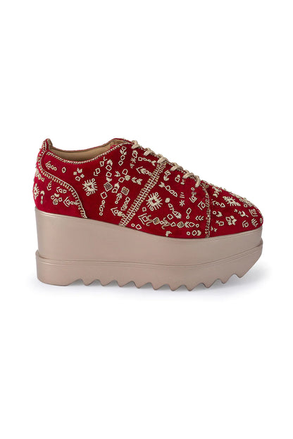 GIRL TRIBE WEDGE SNEAKERS