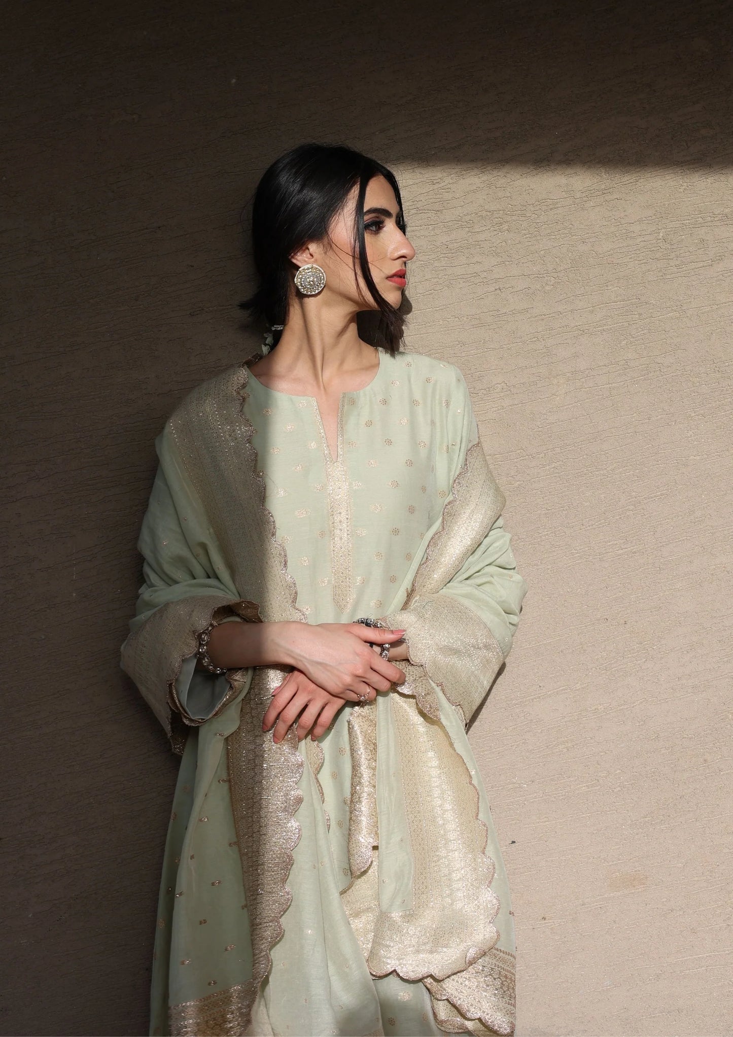 THE NAMEH SCALLOPED SUIT