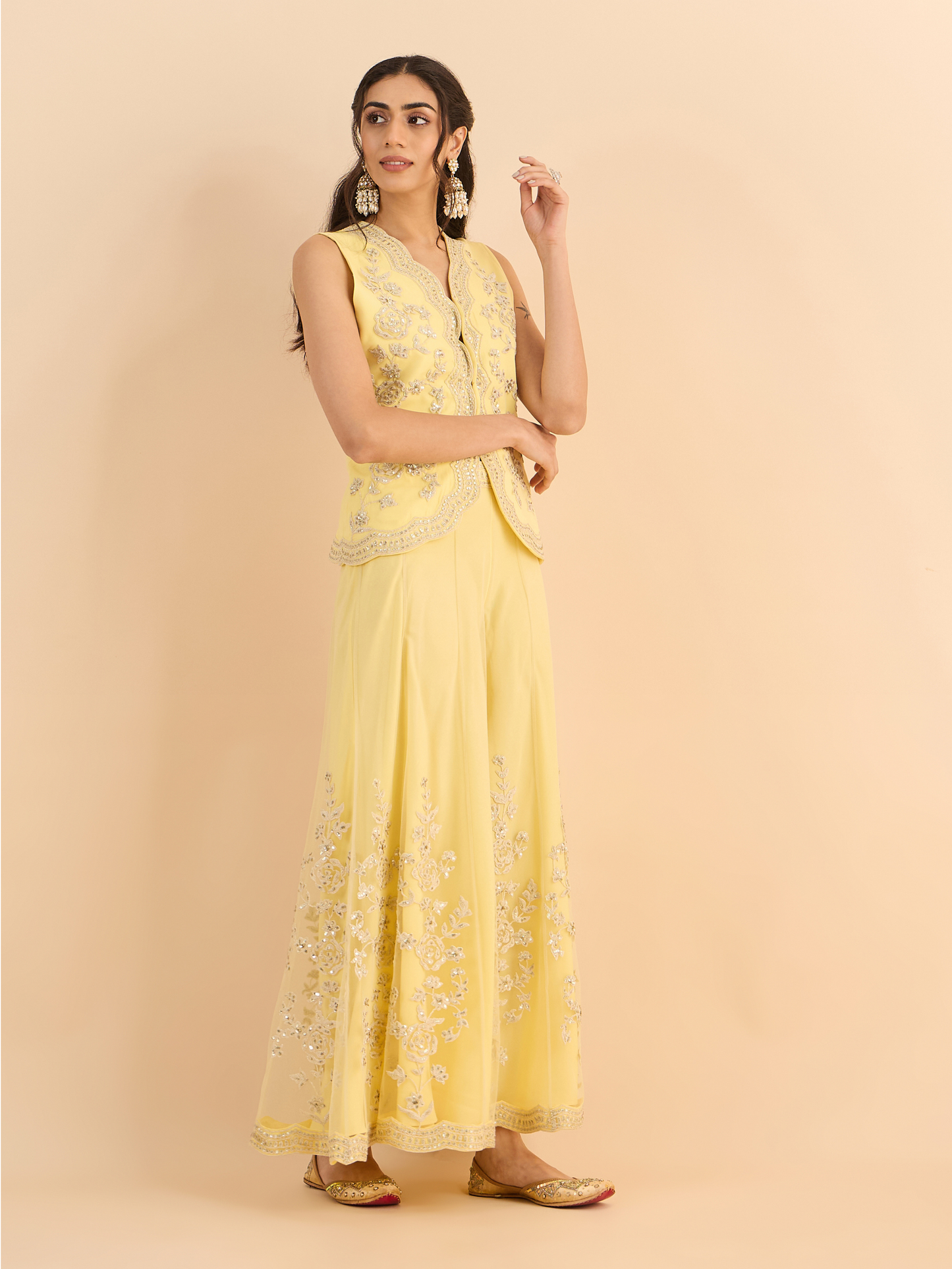 LEMON YELLOW EVA CO-ORD SET