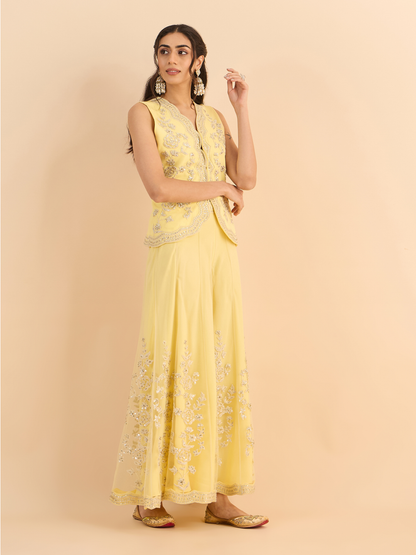 LEMON YELLOW EVA CO-ORD SET