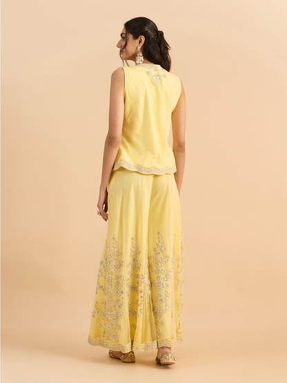 LEMON YELLOW EVA CO-ORD SET