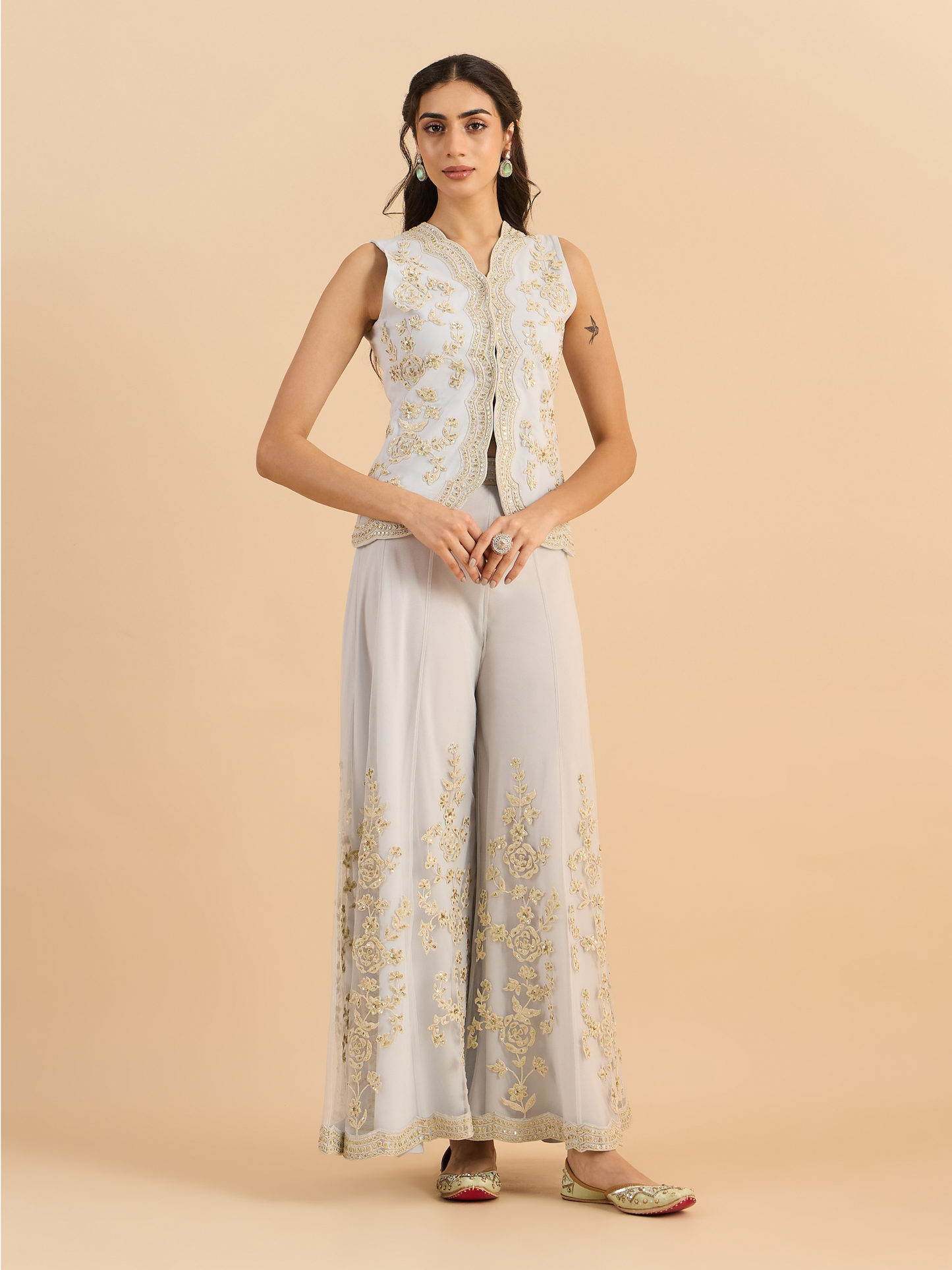 POWDER BLUE EVA CO-ORD SET