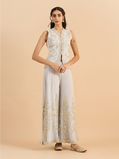 POWDER BLUE EVA CO-ORD SET