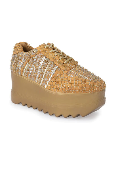 GOLDILOCKS WEDGE SNEAKERS