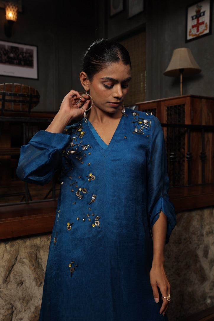 ZIYA 2 - ORGANZA A-LINE KURTA WITH PANT