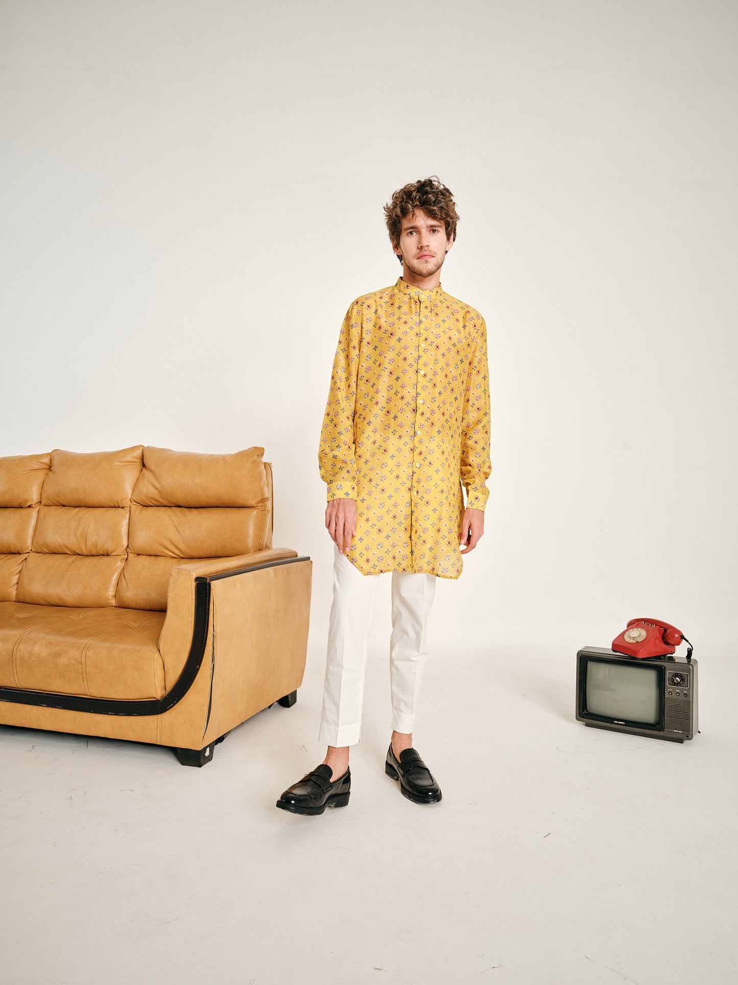 YELLOW SITARA KURTA