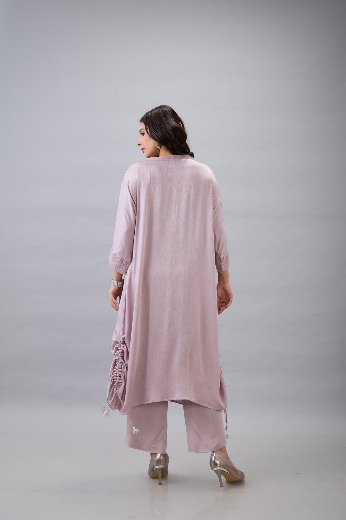 MAUVE EMBROIDERED CO-ORD SET