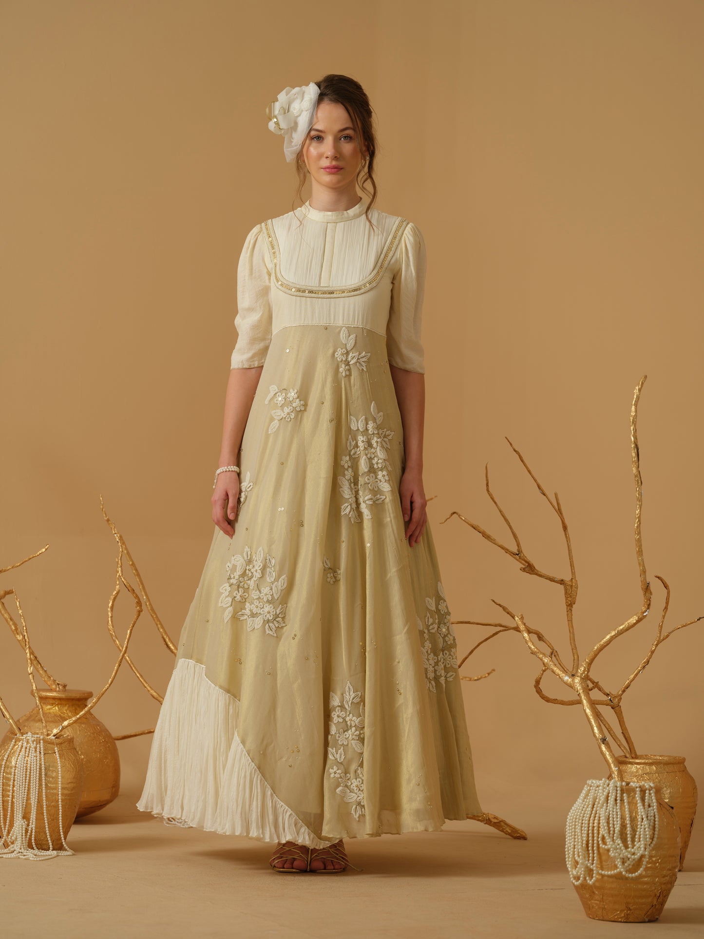 GOLD & IVORY GOWN
