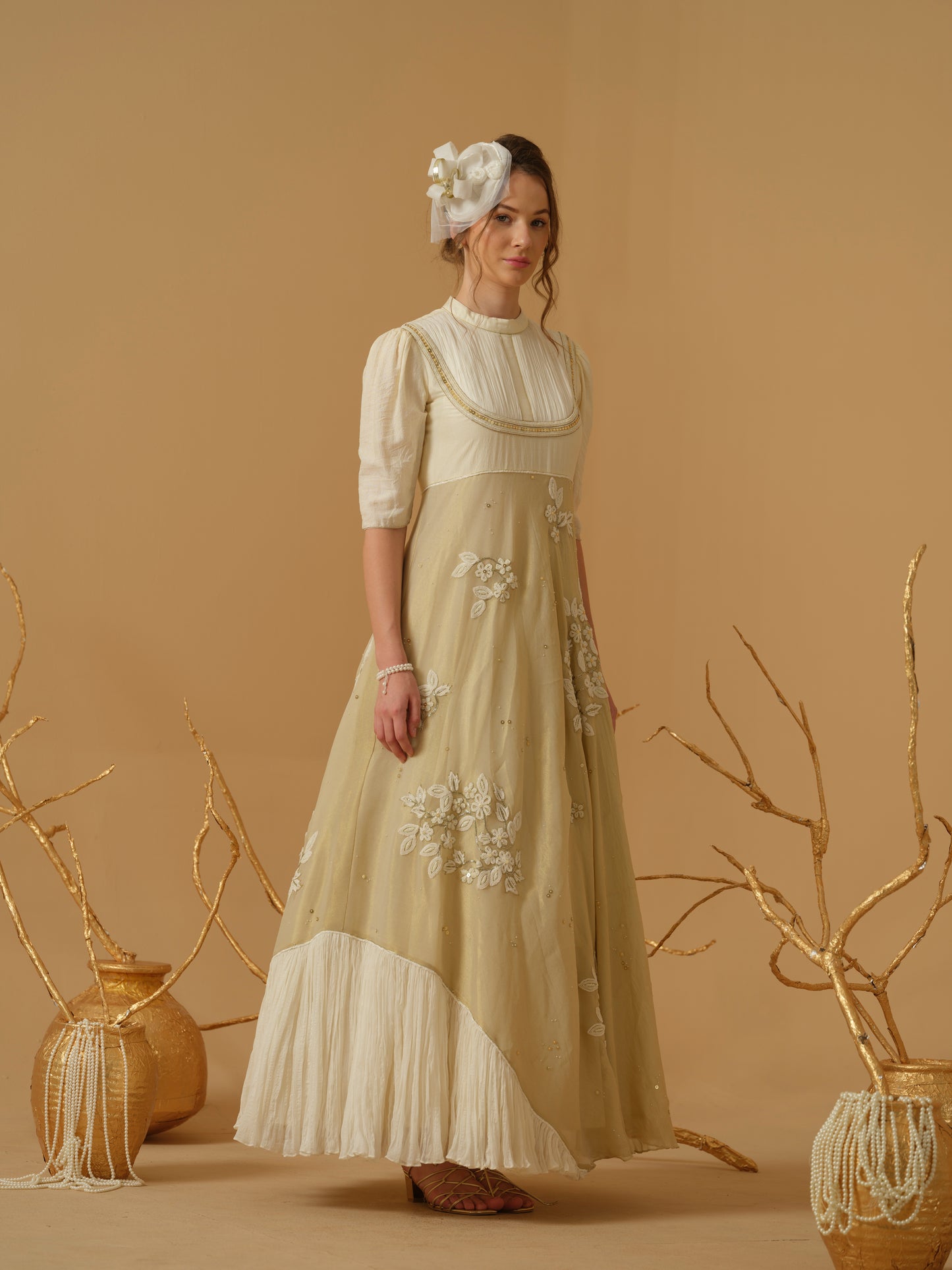GOLD & IVORY GOWN