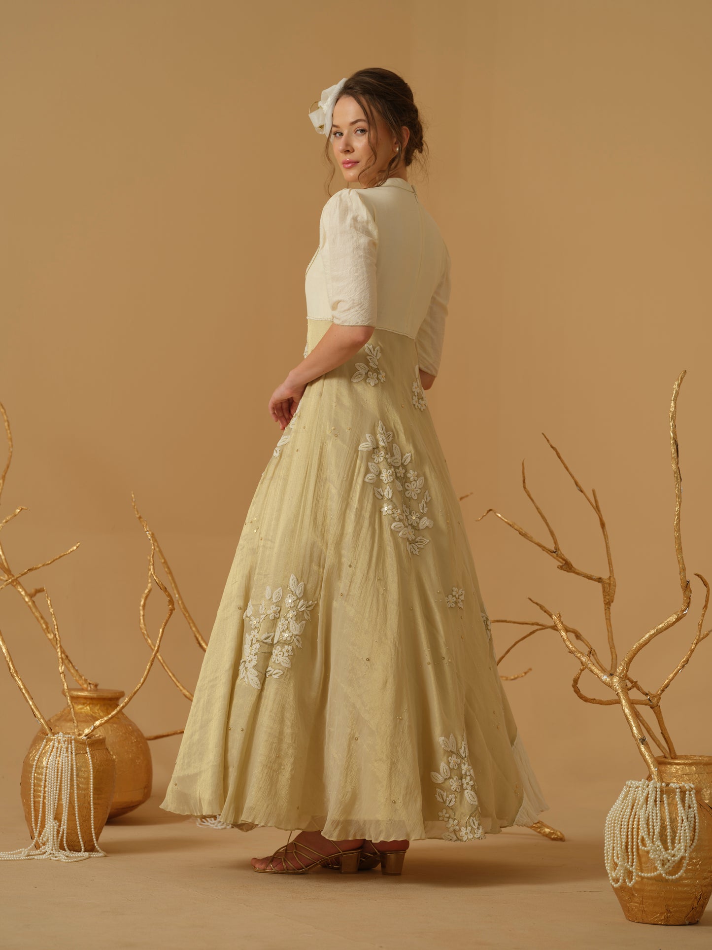 GOLD & IVORY GOWN