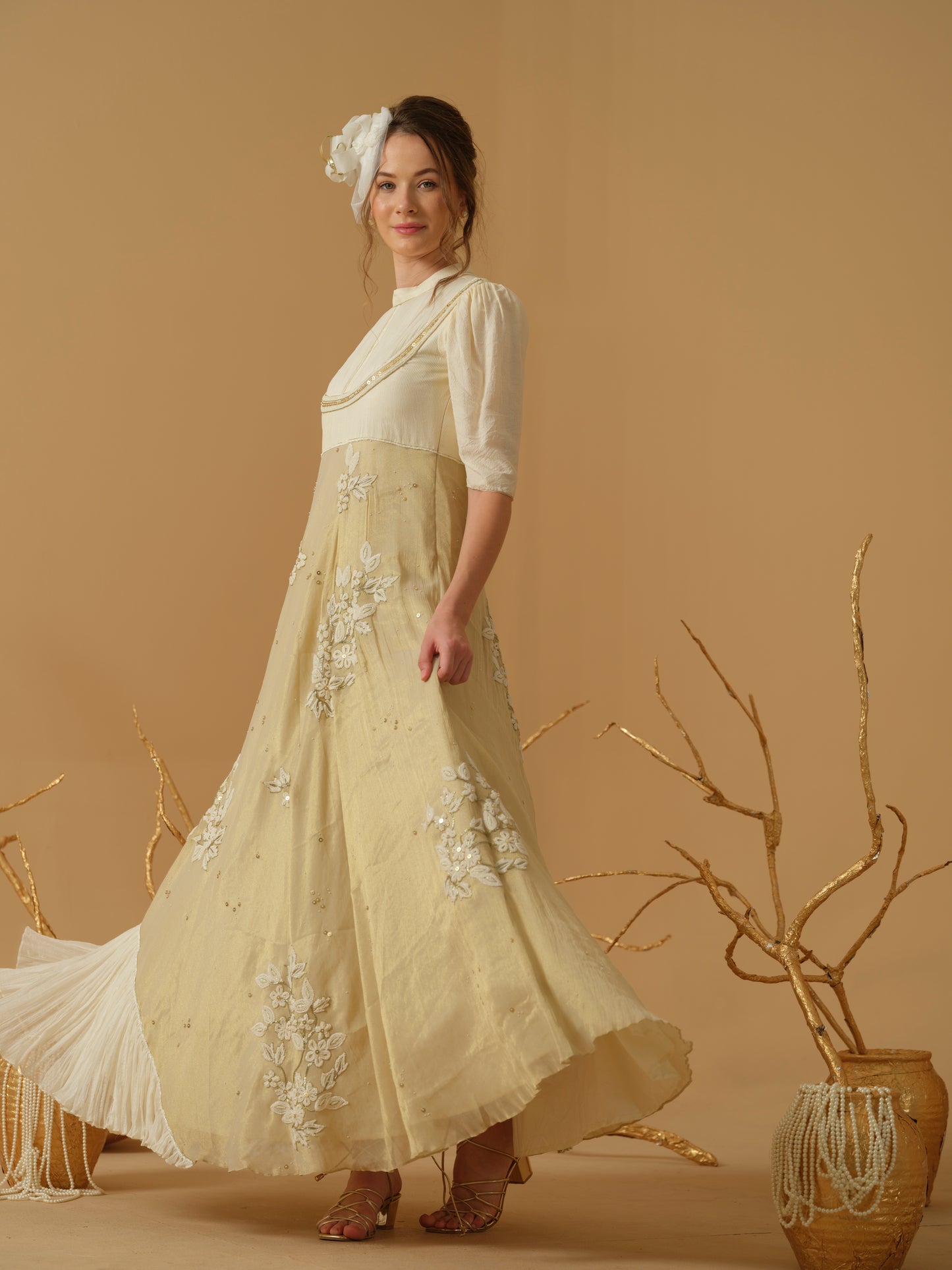 GOLD & IVORY GOWN