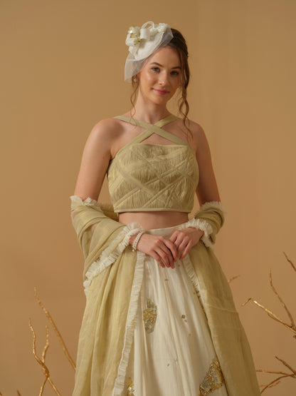 GOLD & IVORY LEHENGA