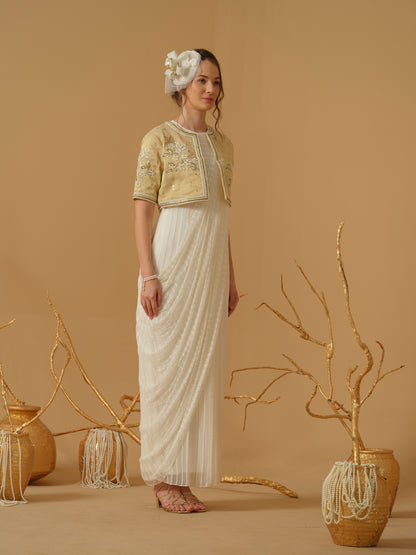 GOLD & IVORY DRESS