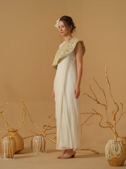 GOLD & IVORY DRESS