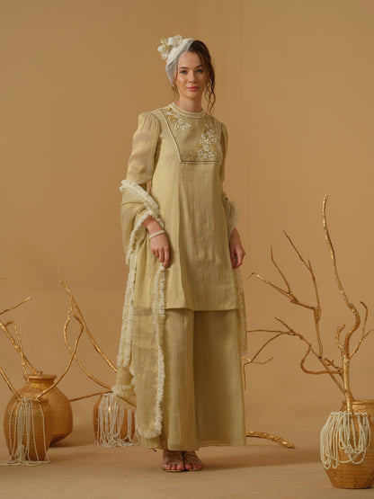 GOLD KURTA SET