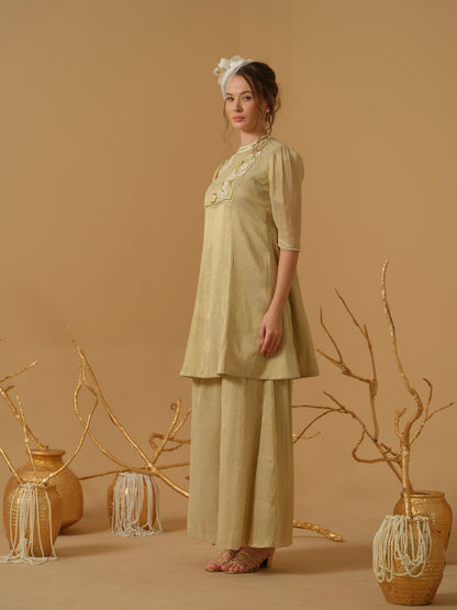 GOLD KURTA SET