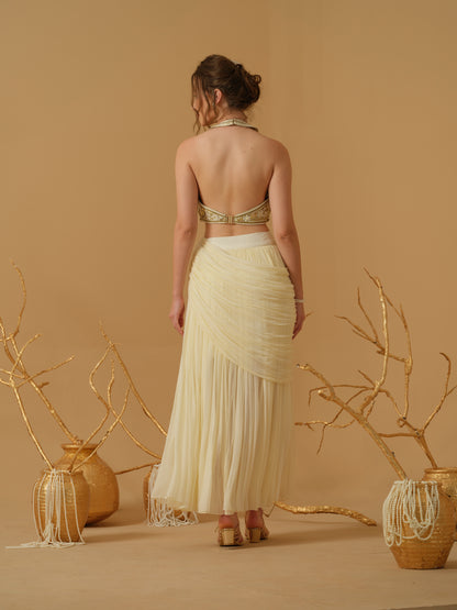 GOLD & IVORY SKIRT