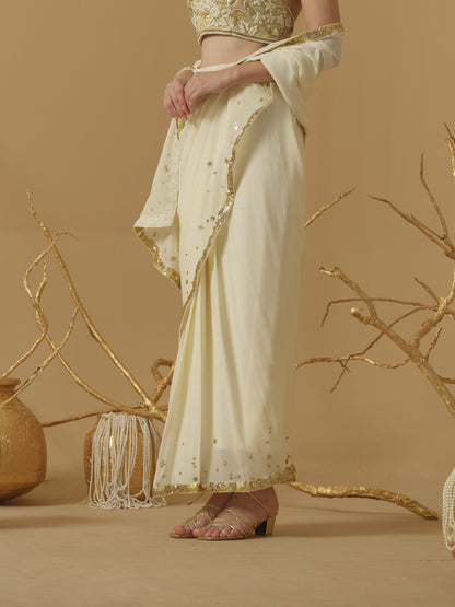 IVORY SAREE