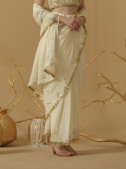 IVORY SAREE