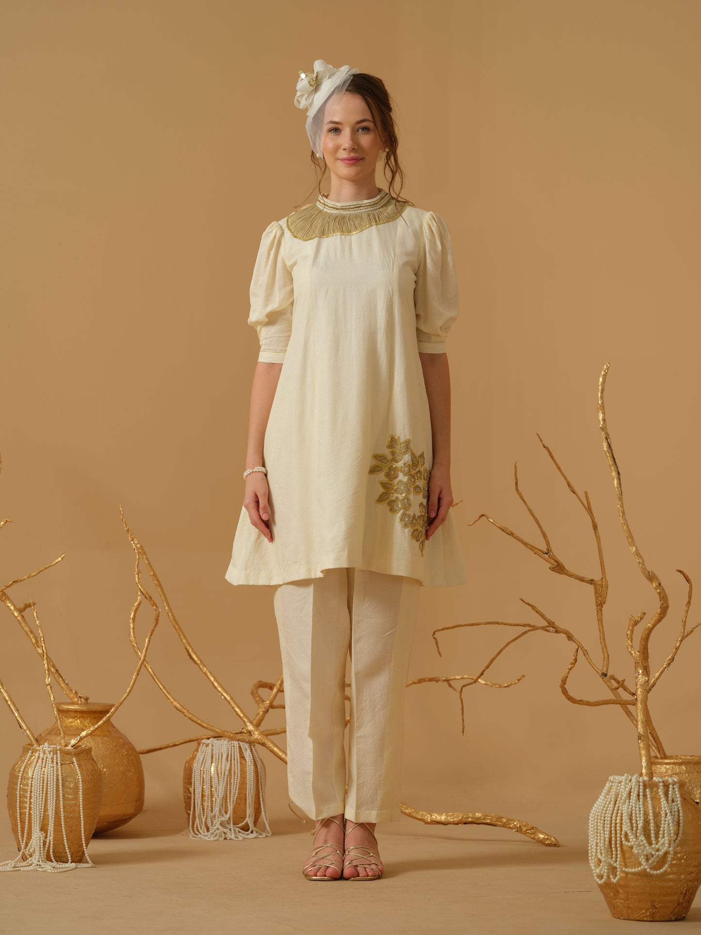 IVORY KURTA