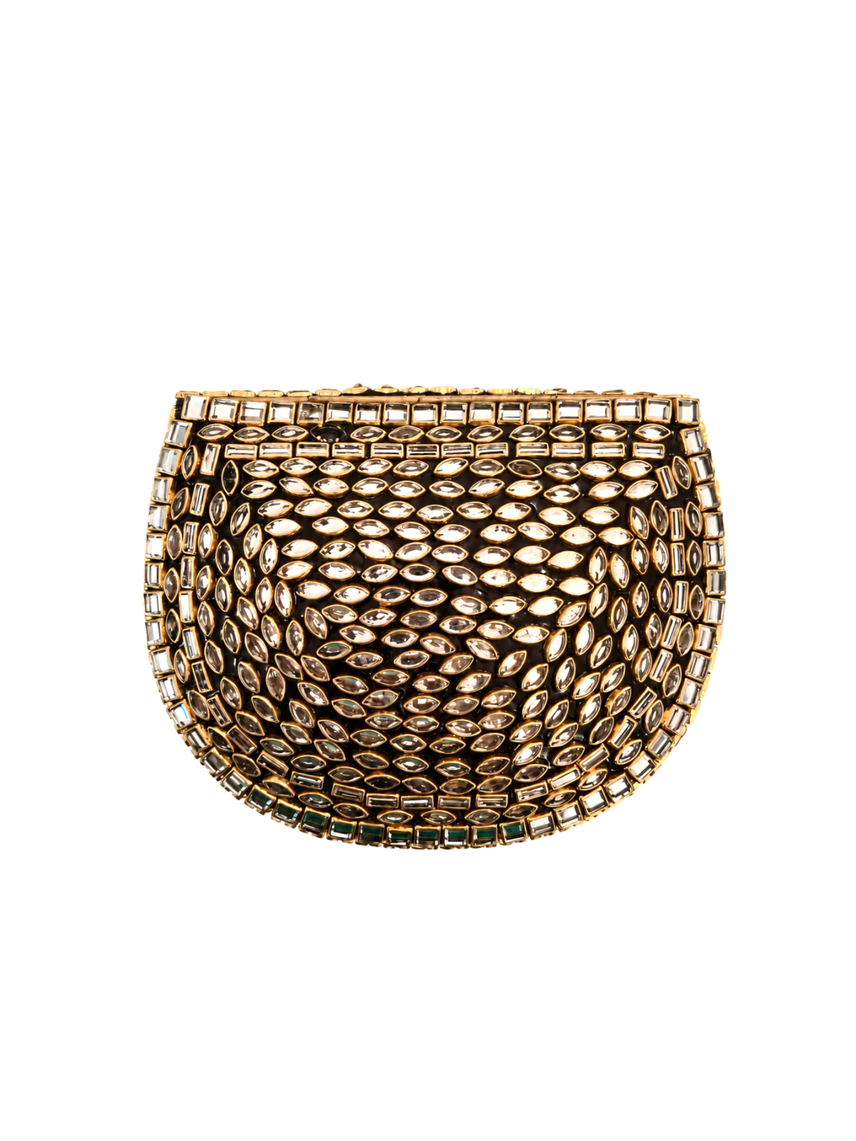 GOLDEN LUXE KUNDAN CLUTCH