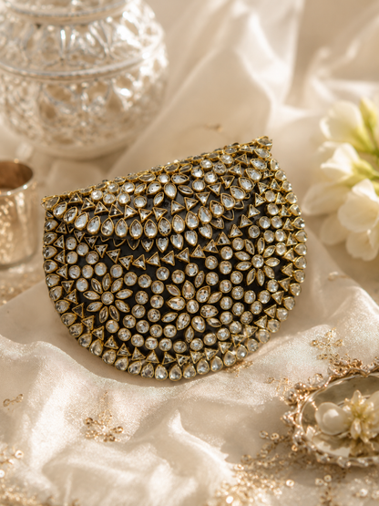 DIAMOND LUXE KUNDAN CLUTCH