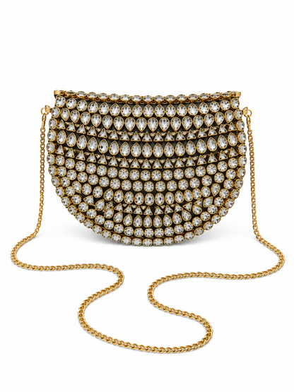 DIAMOND LUXE KUNDAN CLUTCH