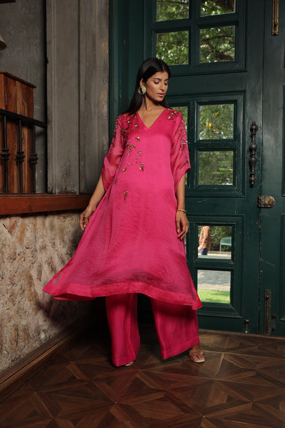 ZIYA 1 - ORGANZA A-LINE KURTA WITH PANT