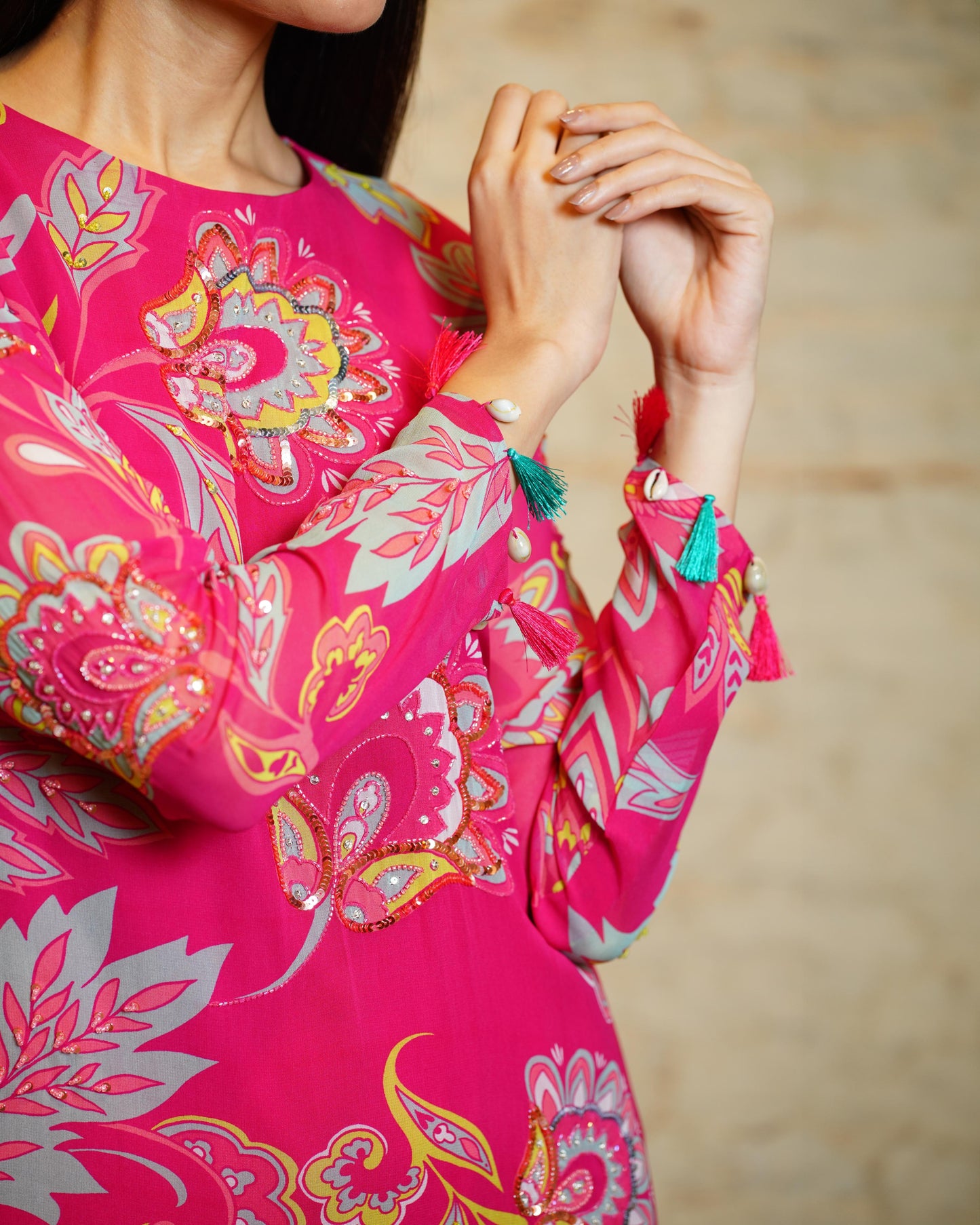 ANANYA PINK TUNIC & DHOTI